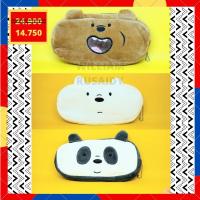ราคา We Bare Bears WBB Ice Bear Panda Grizzly Fur Pencil Case Cute Unique (47401196266)