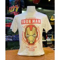 ราคา เสื้อMarvel ลาย IRonMan สีขาว ลิขสิทธิ์แท้ (mvx-030) (20200015197)