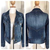 ราคา Jacket Jean เสื้อแจ็คเก็ตยีนส์ Miss Sixty รอบอก 38”-40” (1985478092)