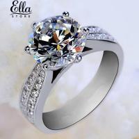 ราคา แหวนเพชรพลอย เพชรรัสเซีย สำหรับสตรี (1104946951)