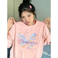 ราคา Basi เสื้อยืดผู้หญิง oversize สาวอวบใส่ได้ ลายผีเสื้อ น่ารักๆ ผ้าคอตตอน100% นุ่ม ผ้าไม่เด้ง ใส่สบาย ไซส์ S-4XL 4 สี (29931988025)
