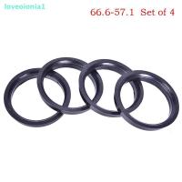 ราคา loveoionia1 4 ชิ้น 66.6-57.1 มิลลิเมตรล้อพลาสติก Bore Center Collar Hub Centric แหวน IA (54654946361)