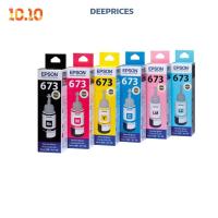 ราคา [ลดราคา]หมึก Epson T673 แท้100% บรรจุกล่อง ใช้กับ L800 / L1800 / L805 / L810 / L850 (767296138)
