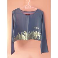 ราคา เสื้อซีทรูแขนยาวทรงครอป แบรนด์เนมมือสองสภาพดีปกติ (8638768488)