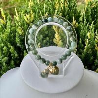 ราคา สร้อยแขน กำไลแขน กำไลข้อมือ หยก เขียวอ่อน สร้อยข้อมือ หยกพม่า ลูกปัด 7-8 มิล (22951992937)