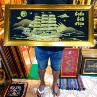ราคา กรอบรูป เรือสำเภาทอง เรือ เรือสำเภาจีน เรือหันขวา กรอบรูปเรือ รูปเรือ ภาพเรือ กรอบรูปมงคล ภาพเรือมงคล รูปภาพเรือ รูป (25762594158)