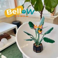 ราคา พร้อมส่ง Bird of Paradise/Bonsai/ Butterfly Orchid - Plant Collection เลโก้จีนชุดไม้ประดับสวยงาม, ต้นไม้ตกแต่ง, ของขวัญ (18090524907)