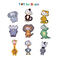 ราคา ชุดแม็กเน็ท animal Magnet แม็กเน็ตรูปสัตว์ แม่เหล็กติดตู้เย็นลายสัตว์ป่า แมกเน็ตการ์ตูนสัตว์ตาโต ยีราฟ ช้าง ม้าลาย เสือ (23801531286)