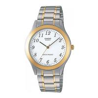 ราคา Casio Standard นาฬิกาข้อมือผู้ชาย สายสแตนเลส รุ่น MTP-1128,MTP-1128G,MTP-1128G-7B - สีเงินผสมสีทอง (2067233000)