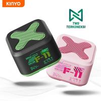 ราคา Kinyo F11 มินิลําโพงบลูทูธไร้สาย HiFi เสียงเบส ขนาดเล็ก ทรงสี่เหลี่ยม พกพาง่าย บลูทูธต่อได้2เครื่อง (27654674350)