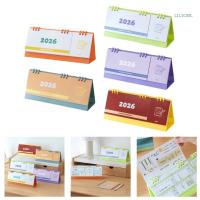 ราคา CH 2026 ปฏิทินตั้งโต๊ะ Daily Planner ปฏิทินรายเดือนแบบพกพาพร้อมแผ่นรองเขียน (45354521068)