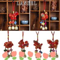 ราคา แลนเซล1 12ราศีลมตีระฆัง,ถุงโชคดีสัตว์ซองจี้,เย็บปักถักร้อยสีแดง12จีนนักษัตรแขวนระฆังตกแต่ง (52154529963)