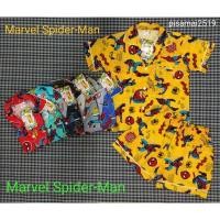 ราคา ชุดนอนเด็กลาย Marvel Spider-man แขนสั้น-ขาสั้น ลิขสิทธิ์แท้ (23719804891)