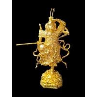 ราคา เจ้าพ่อเห้งเจีย เทพเจ้าเห้งเจีย ปางชนะ ปิดทองคำแท้ รุ่นฉลองแซยิด ศาลเจ้าไต่เสี่ยฮุกโจ้ว วัดสามจีน สูง11นิ้ว (25125600192)