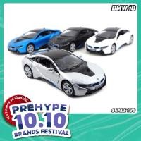 ราคา โมเดลรถสปอร์ต BMW i8 (Scale 1:36) โมเดลรถสะสม รถเหล็ก Kinsmart (1432943042)