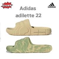 ราคา adidas originals ADILETTE 22 SLIDES "yellow-green" "yellow" รองเท้าแตะ (28002536998)