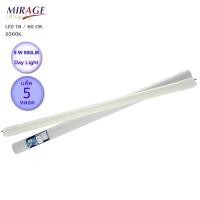 ราคา ASTINA / MIRAGE LED หลอดประหยัดไฟแอลอีดี T8/60cm. 9W (ชุด5หลอด) หลอดไฟ LED หลอดประหยัดไฟ แสงสีเดย์ไลท์ Daylight (23875689572)