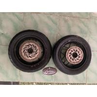 ราคา ชุดวงล้อแม็คพร้อมยาง 1คู่ แท้ถอดมือสอง รถmsx125sf (26200713250)