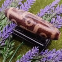 ราคา 74 มม.X 20.4 มม.พืชน้ํา Agate Nine-Eyed Dzi เครื่องประดับ Supreme Noble สไตล์ U Compassionate Growth ผู้ได้รับประโยชน์ 9 Eyed Dzi เก้าตา Dzi Manik จอแสดงผล CW4162 (50154500263)