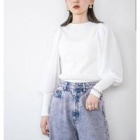 ราคา เสื้อยืดผ้าร่องแขนพอง แบรนด์ญี่ปุ่นJeanasis ตัดป้าย มือ1 ของแท้100% (26824882891)