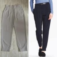 ราคา กางเกงยูนิโคล่ JoggerL เอว 28-31 นิ้วสีกากี ซิปหน้า เอวหลังสม๊อค ผ้าชีฟองเนื้อทราย (42703416988)