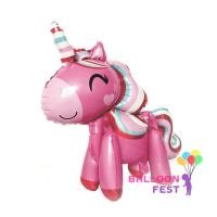 ราคา Balloon fest ลูกโป่งฟอยล์ ยูนิคอน Unicorn ลูกโป่ง โพนี่ 3D สีชมพู ขนาด 65x43 cm (5273960221)