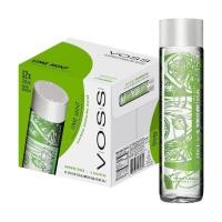 ราคา ส่งฟรีพร้อมส่งVOSS Flavored Sparkling 375 ml 12 bottle(Glass) Flavored Lime mint VOSS กลิ่นผลไม้ 12 ขวด (23785086223)