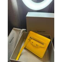 ราคา กระเป๋าสตางค์ Balenciaga แท้ สีเหลืองมะนาว มือสอง (27070187214)