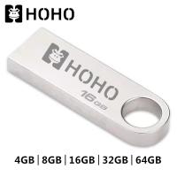 ราคา HOHO Portable Metal แฟลชไดร์ฟ 4GB 8GB 16GB 32GB 64GB USB Flash Drive USB 2.0 3.0 Data Traveler เก็บข้อมูล แฟลชไดร์ฟ (21670238481)