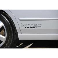 ราคา สติกเกอร์ไวนิล ลายตราสัญลักษณ์ i-VTEC DOHC (2 PK) 12 นิ้ว สีดํา สําหรับ Honda Civic (19352990858)