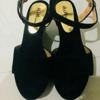 ราคา รองเท้าส้นเตารีดผ้ากำมะหยี่ (1238248162)