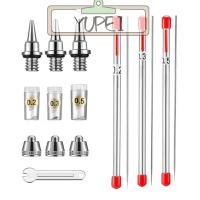 ราคา YUPEI อะไหล่แอร์บรัช,เปลี่ยนง่ายต่อการและดูแลเข็มหัวฉีดแอร์บรัช,สีสเปรย์เข็มป้องกันแอร์บรัชเครื่องมือบํารุงรักษาชุดอุปกรณ์เสริมสําหรับแอร์บรัช (42525345310)