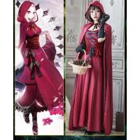 ราคา cp24 ชุดเดรสสีแดง ชุดนิทาน ชุดหนูน้อยหมวกแดง ชุดแฟนซีหนูน้อยหมวกแดงผู้ใหญ่ (42673623343)