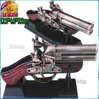 ราคา ปืนใหญ่โบราณตั้งโชว์เติมแก๊สได้ โมเดลปืนเก่าพร้อมฐานตั้งโชว์ไฟของสะสมตั้งโชว์สะสมสําหรับตกแต่งบ้าน ปืนจำลอง+ไฟแช็กแก๊ส (20366679852)