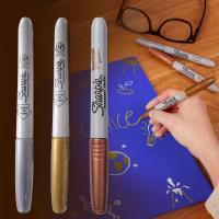 ราคา American Shanfu sharpie Metallic Mark Marker 39100 ปากกาน้ํามันปราศจากฮาโลเจน Dark Surface FDWJ (41806583022)