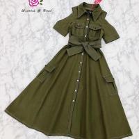 ราคา ถูกที่สุด มือ1 งานป้าย widelia @real S เดรสยาว ใส่สวยมากนะคะ (14396332892)