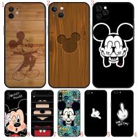 ราคา IPhone 5 s 6 6s 7 8 Plus X XS Max XR 11 Pro Max SE 2016 SE 2020 V1 สัตว์มิกกี้เมาส์เคสโทรศัพท์สีดํานุ่ม (52603881183)