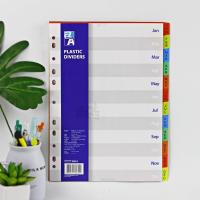 ราคา พลาสติกคั่นเอกสาร Double A Index ขนาด A4 (4817074679)