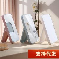 ราคา ♞,♘,♙กระจกบนโต๊ะ กระจกแต่งตัวเรียบง่าย กระจกตั้งโต๊ะ กระจกตั้งโต๊ะ กระจกพับ กระจกแต่งหน้าบนโต๊ะ (28716483080)