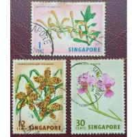 ราคา แสตมป์เก่าประเทศสิงคโปร์จำนวน 3 ดวงใช้งานแล้วเก่าเก็บน่าสะสม (11863265795)