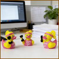 ราคา เป็ดตกแต่งห้อง 3D พิมพ์ Gym สะสมประติมากรรมตลกฟิตเนสเป็ดสําหรับแดชบอร์ดในร่มภายในรถ Living yaenith (50653156838)