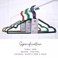 ราคา กันตุนแกน ไม้แขวนเสื้อสี/ไม้แขวนเสื้อลวดเคลือบสี (42855702957)