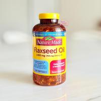 ราคา ExpAug 2026 วิตามิน NATURE MADE Flaxseed Oil 1400mg Omega 3-6-9 300 Softgels รับประทานวันละ 1 เม็ด พร้อมอาหาร (44168051368)