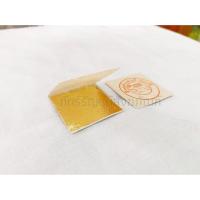 ราคา ทอง ทองคำเปลว ทองตราช้าง แผ่นทองคำเปลวแท้ 100% ขนาด 3 ซม.เต็มแผ่น สีเฟล็ก FLEX ทองเปลว ทองติดพระ (6532260223)