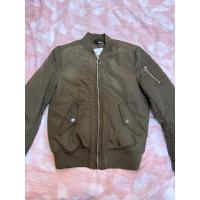 ราคา H&M Divided แจ๊คเก็ต บอมเบอร์ bomber jacket สีเขียว (25251722930)