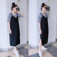 ราคา เซต(เสื้อ+เอี๊ยมกระโปรง)เสื้อผ้าcotton เอี๊ยมผ้าโปโล (303236895)