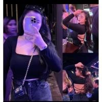 ราคา เสื้อเรย่อนแขนยาวโชว์หลัง (24587240341)