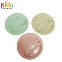 ราคา ♚♤KIDSCOOK จานข้าวเด็ก ชามข้าวเด็ก จานเด็ก ถาดหลุม อุปกรณ์ทานอาหารเด็ก (2969630487)