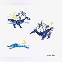 ราคา แทททู ปลา วาฬ คลื่น 6x11cm พร้อมส่งใน (50751364664)