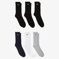 ราคา Lacoste ถุงเท้าเทนนิส 3-Pack Sport Socks (2สี) (27082340270)